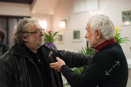 Alain Ponçon et Jean-Pierre Champdavoine - Photo Didier Leplat