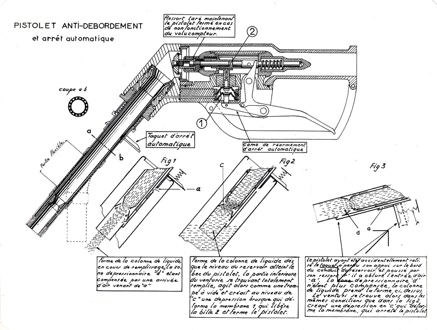 Pistolet distributeur d'essence