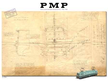 Plan original sur calque de la fameuse CC 7001 