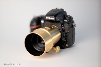 Le Petzval monté sur mon Nikon D800