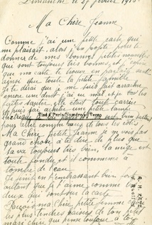 14-18 : lettre de guerre et censure