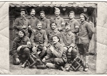 Les musiciens pendant la guerre en 1917
