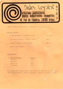 Le tarif des publicités dans Lons Hebdo